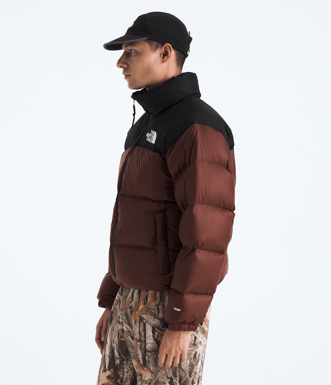 Men’s 1996 Retro Nuptse Jacket Ember Soil/TNF Black