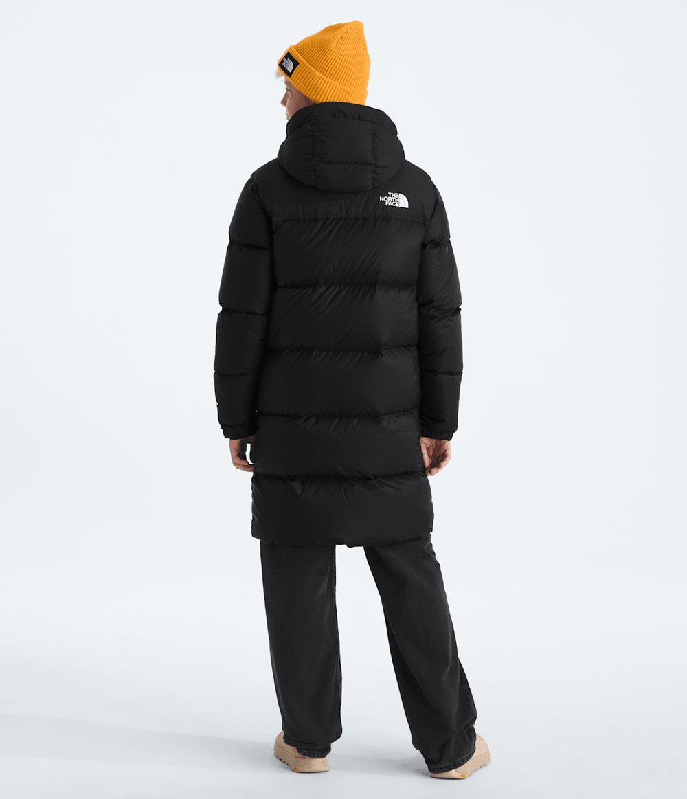 Boys’ & Girls’ Nuptse Long Parka TNF Black/TNF Black