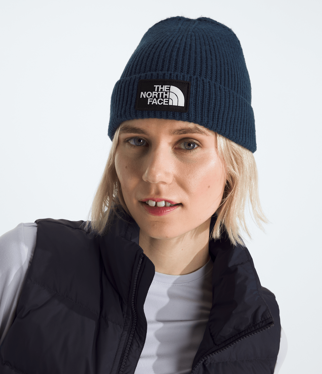 TNF™ Logo Box Cuffed Beanie Summit Navy