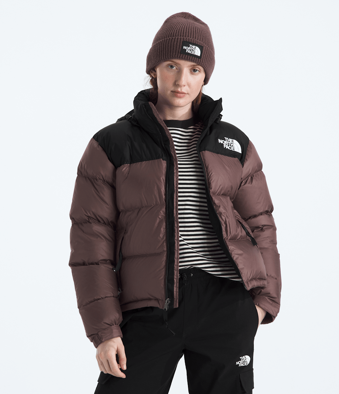 Women’s 1996 Retro Nuptse Jacket Tawny Quartz/TNF Black