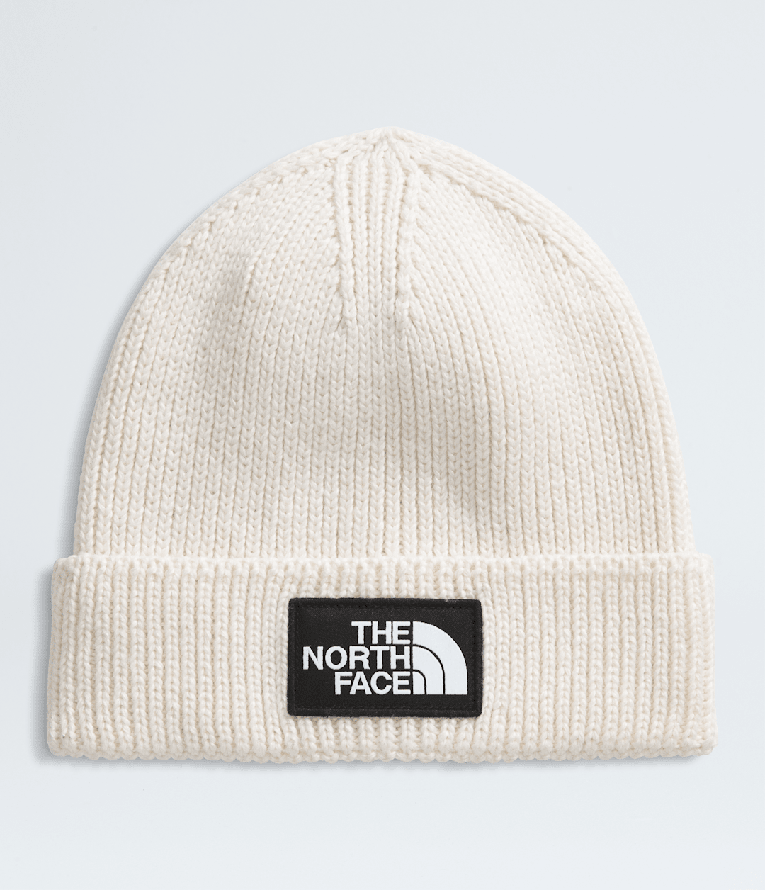TNF™ Logo Box Cuffed Beanie White Dune