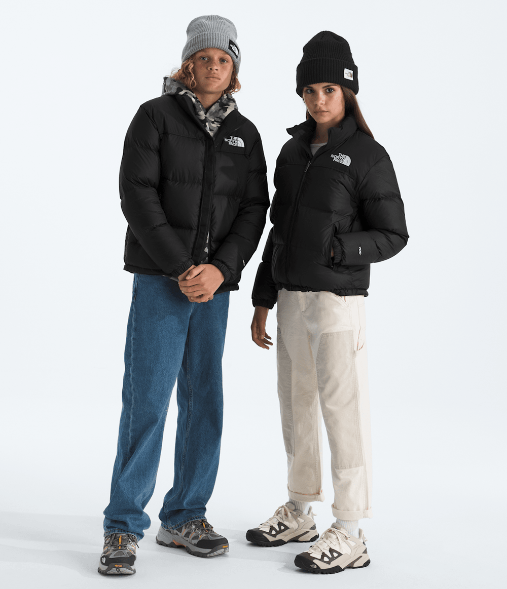Boys’ & Girls’ 1996 Retro Nuptse Jacket TNF Black/TNF Black/Recycled down