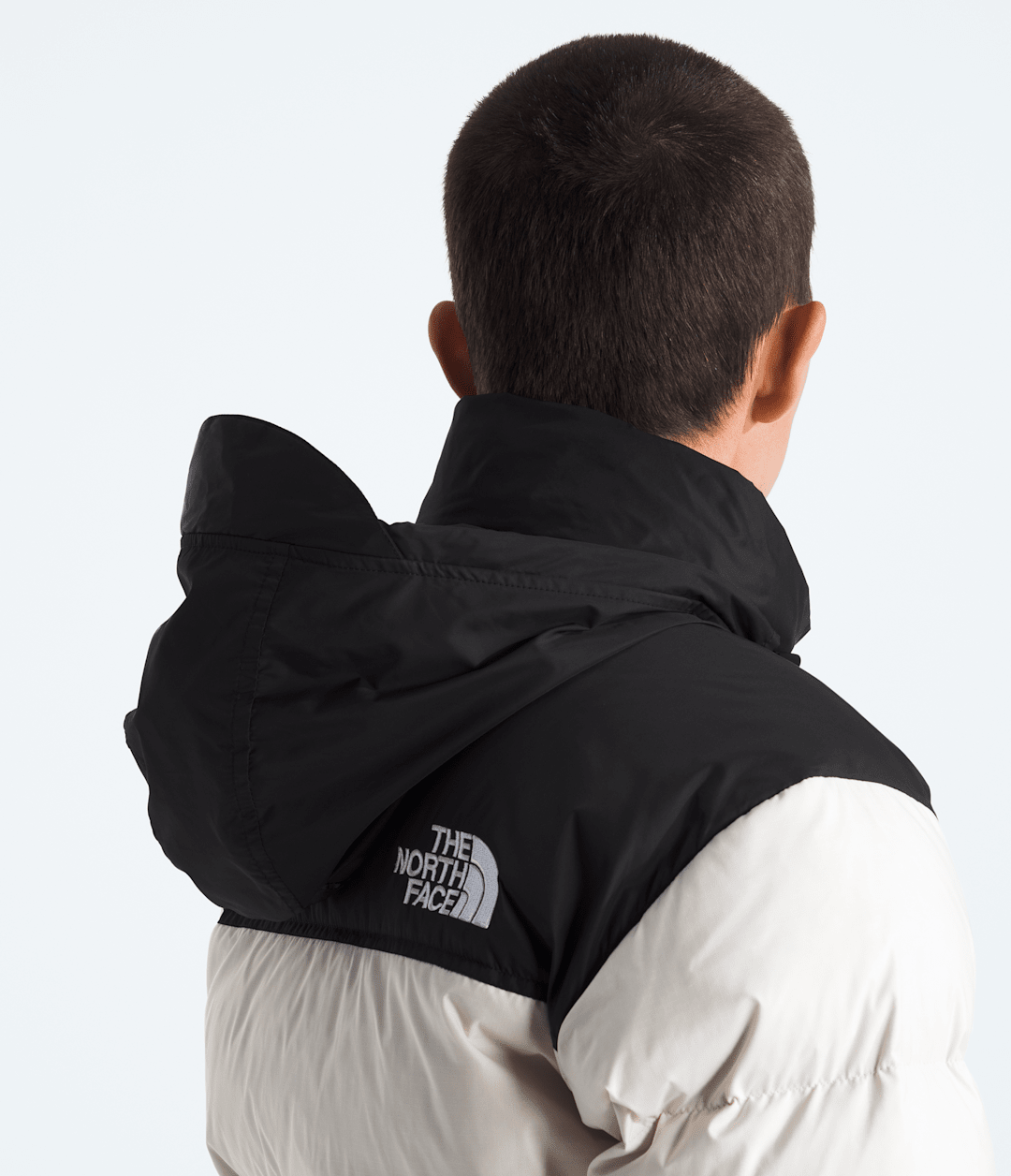Women’s 1996 Retro Nuptse Jacket White Dune/TNF Black/Recycled Down