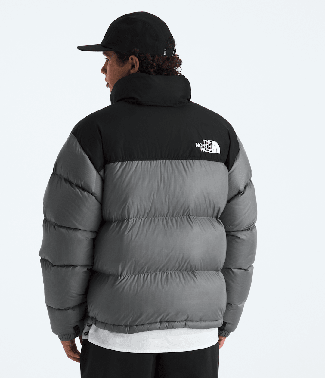 Men’s 1996 Retro Nuptse Jacket Smoked Pearl/TNF Black