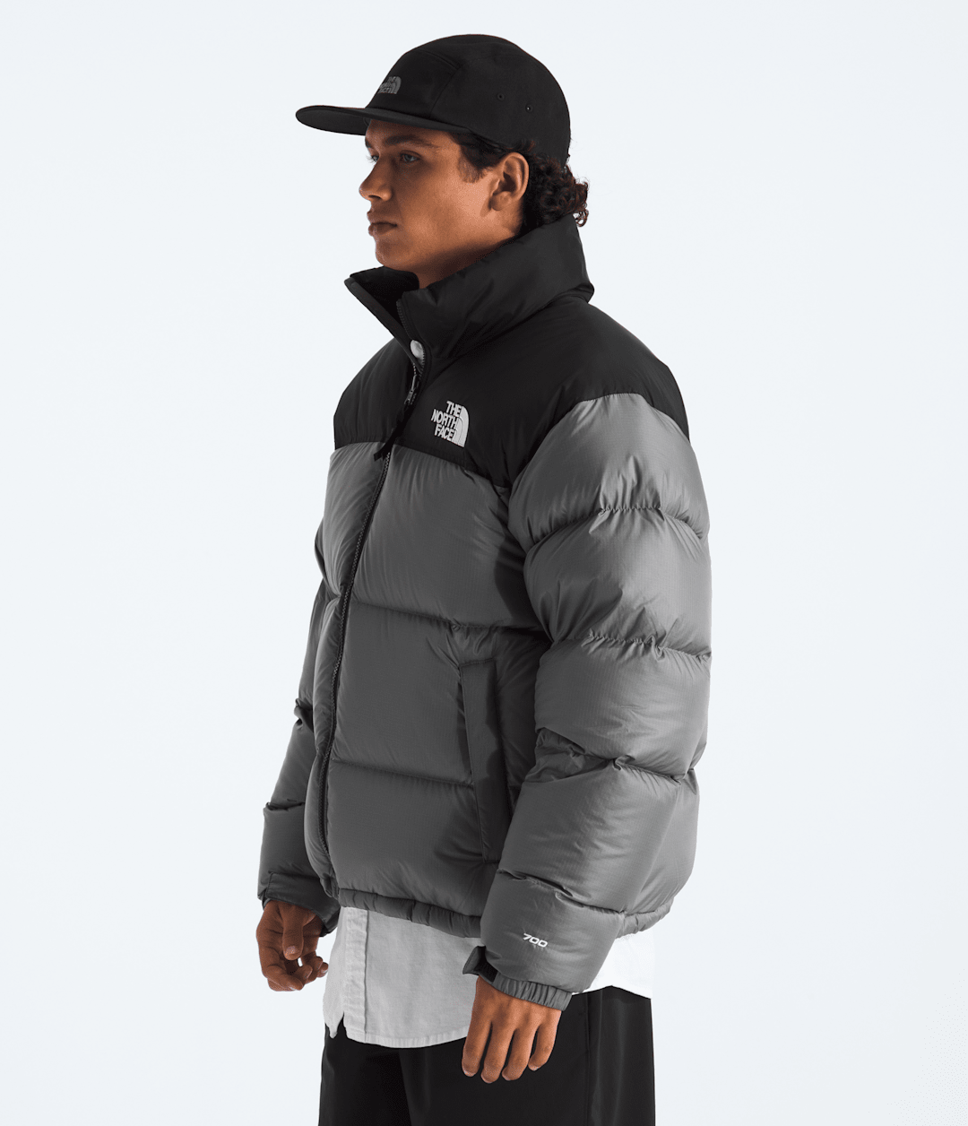 Men’s 1996 Retro Nuptse Jacket Smoked Pearl/TNF Black
