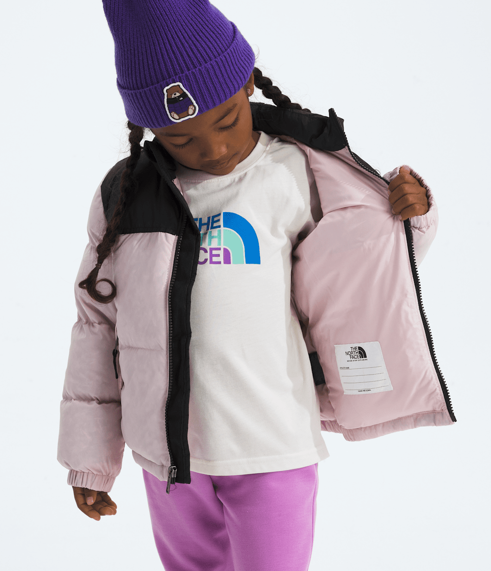 Kids’ 1996 Retro Nuptse Jacket Pale Blossom