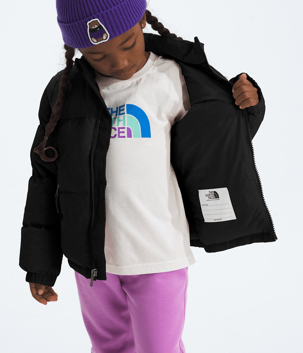 Kids’ 1996 Retro Nuptse Jacket TNF Black/Recycled Down