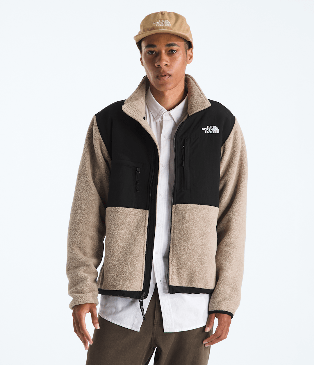 Men’s Retro Denali Jacket Mushroom Grey/TNF Black