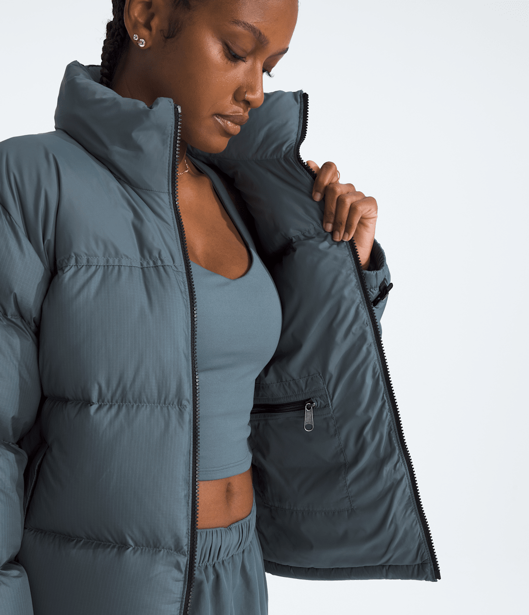 Women’s 1996 Retro Nuptse Jacket Granite Grey