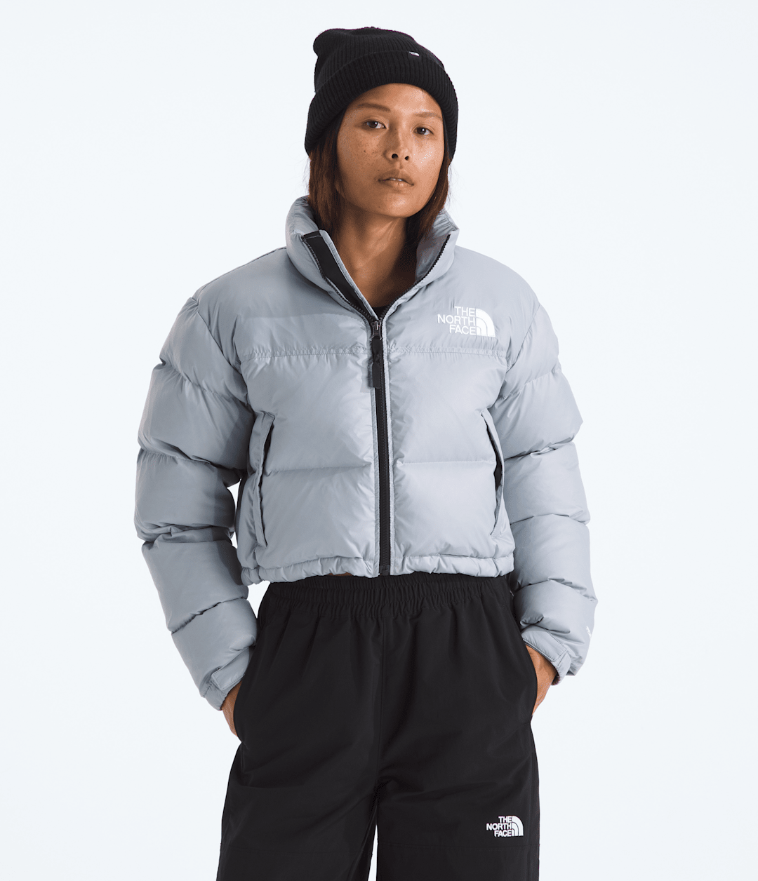 Women’s Nuptse Short Jacket Blue Flax