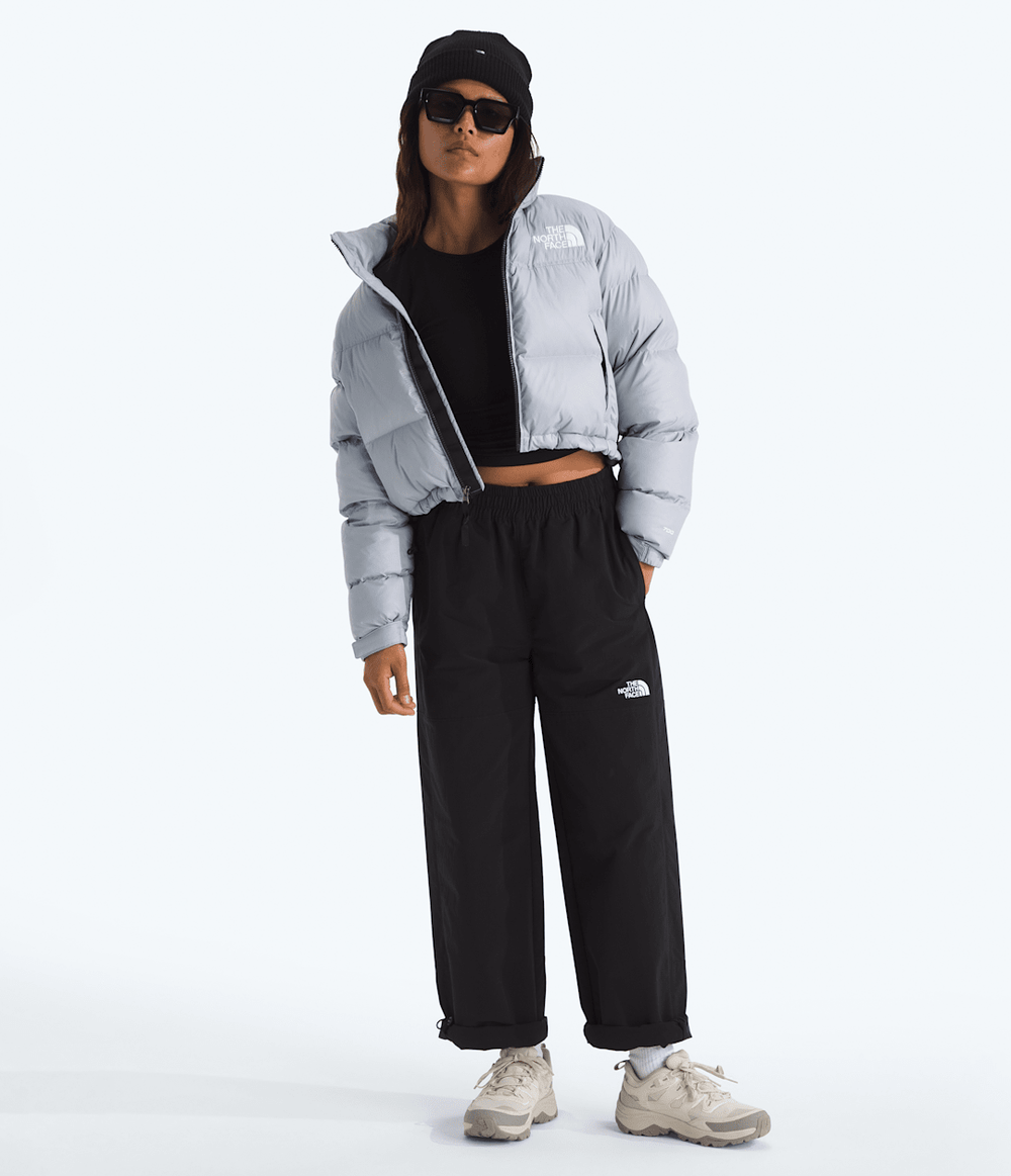Women’s Nuptse Short Jacket Blue Flax