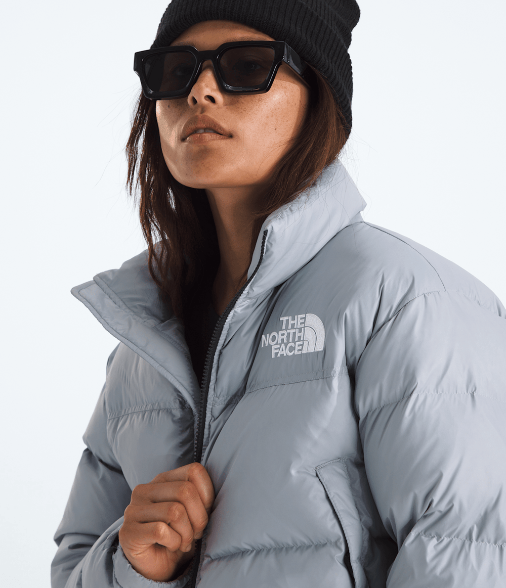 Women’s Nuptse Short Jacket Blue Flax