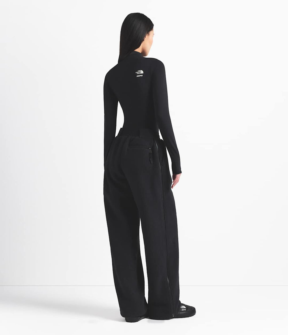 The North Face X SKIMS 1995 Denali Fleece Straight Leg Pant Sk Onyx