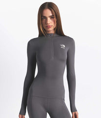 The North Face X SKIMS Women's Refina Long Sleeve Top Sk Gunmetal