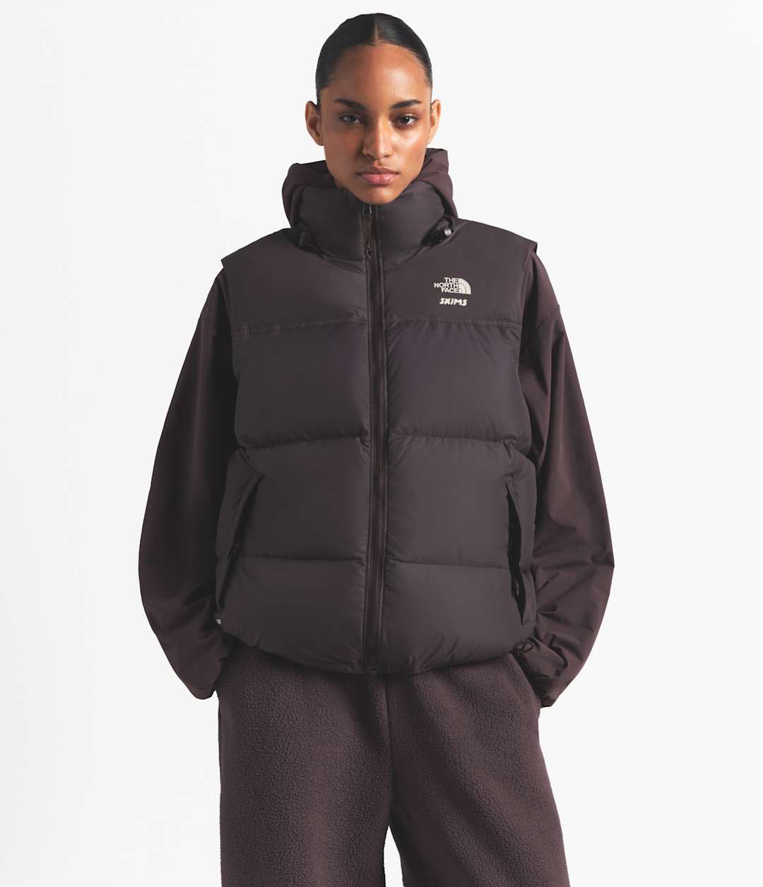 The North Face X SKIMS 1996 Nuptse Vest Sk Phoenix