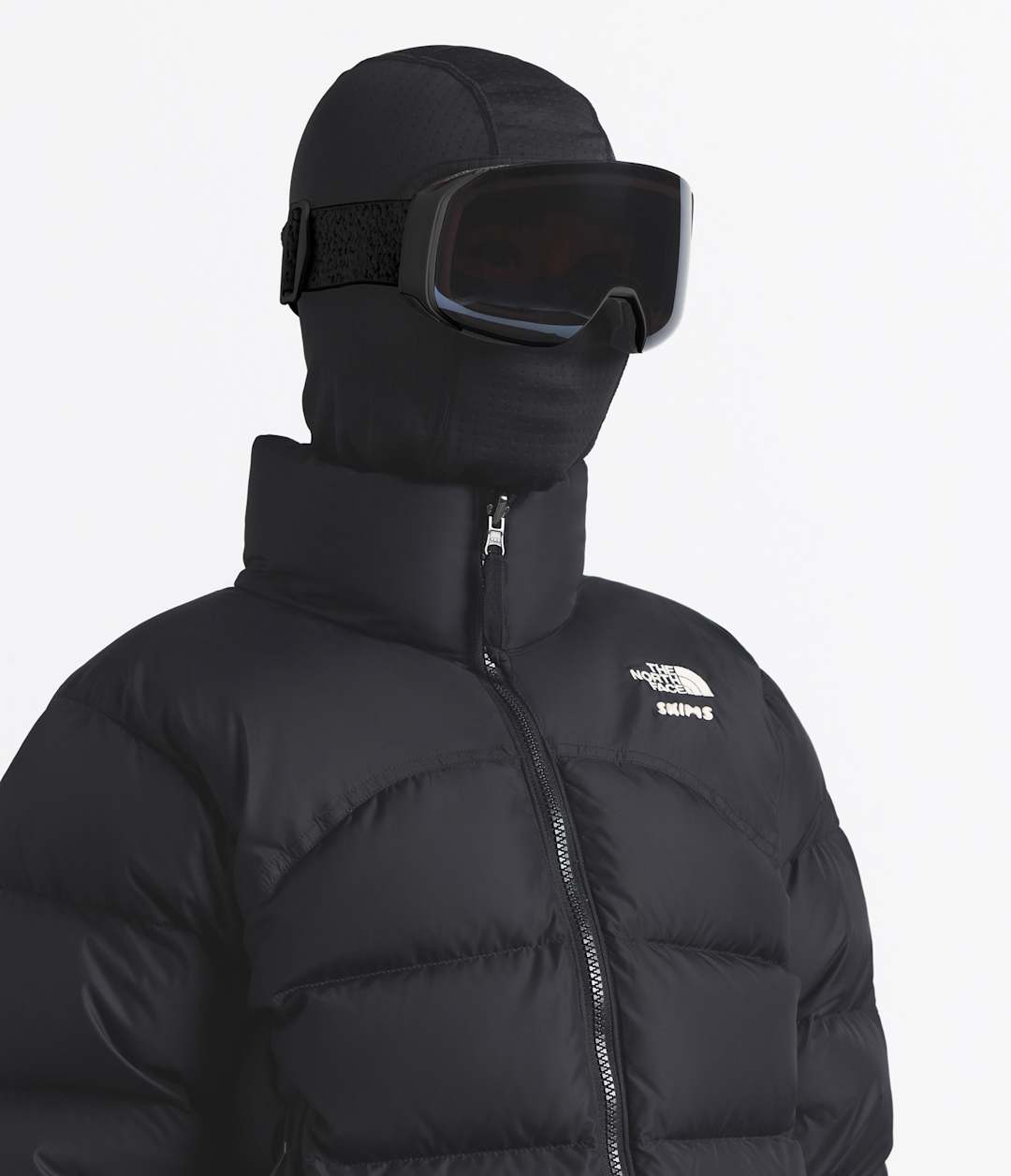 The North Face X SKIMS DOTKNIT Balaclava Sk Onyx