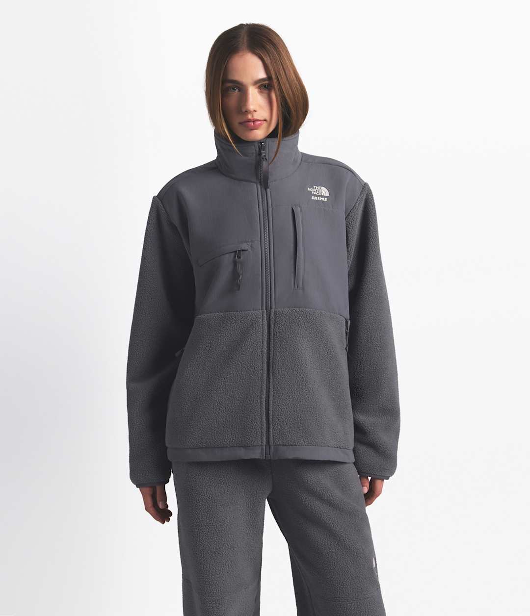 The North Face X SKIMS 1995 Denali Fleece Jacket Sk Gunmetal