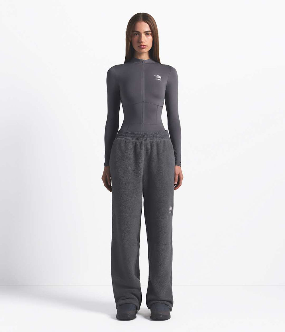 The North Face X SKIMS 1995 Denali Fleece Straight Leg Pant Sk Gunmetal