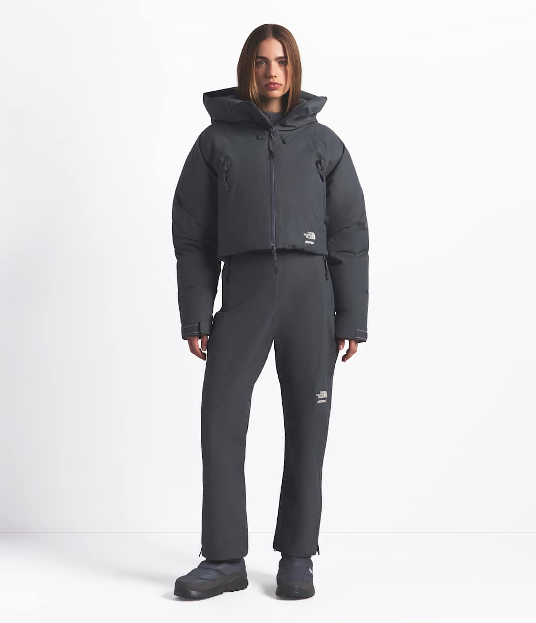 The North Face X SKIMS Women's Insulated Shell Jacket Sk Gunmetal