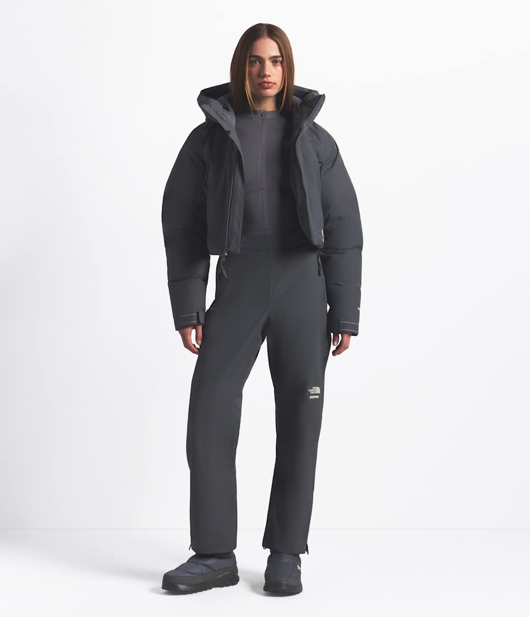 The North Face X SKIMS Women's Insulated Shell Jacket Sk Gunmetal
