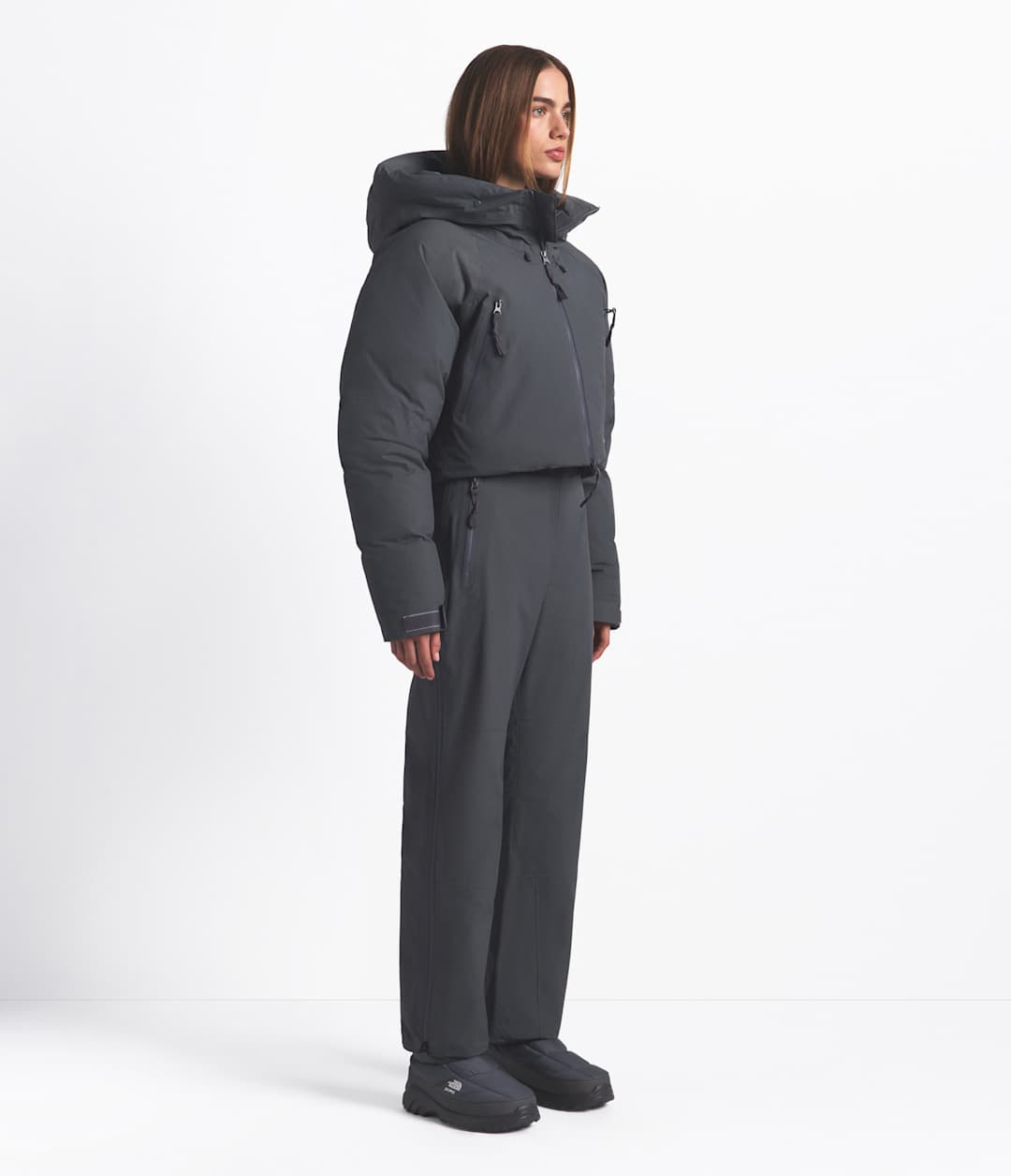 The North Face X SKIMS Women's Insulated Shell Jacket Sk Gunmetal