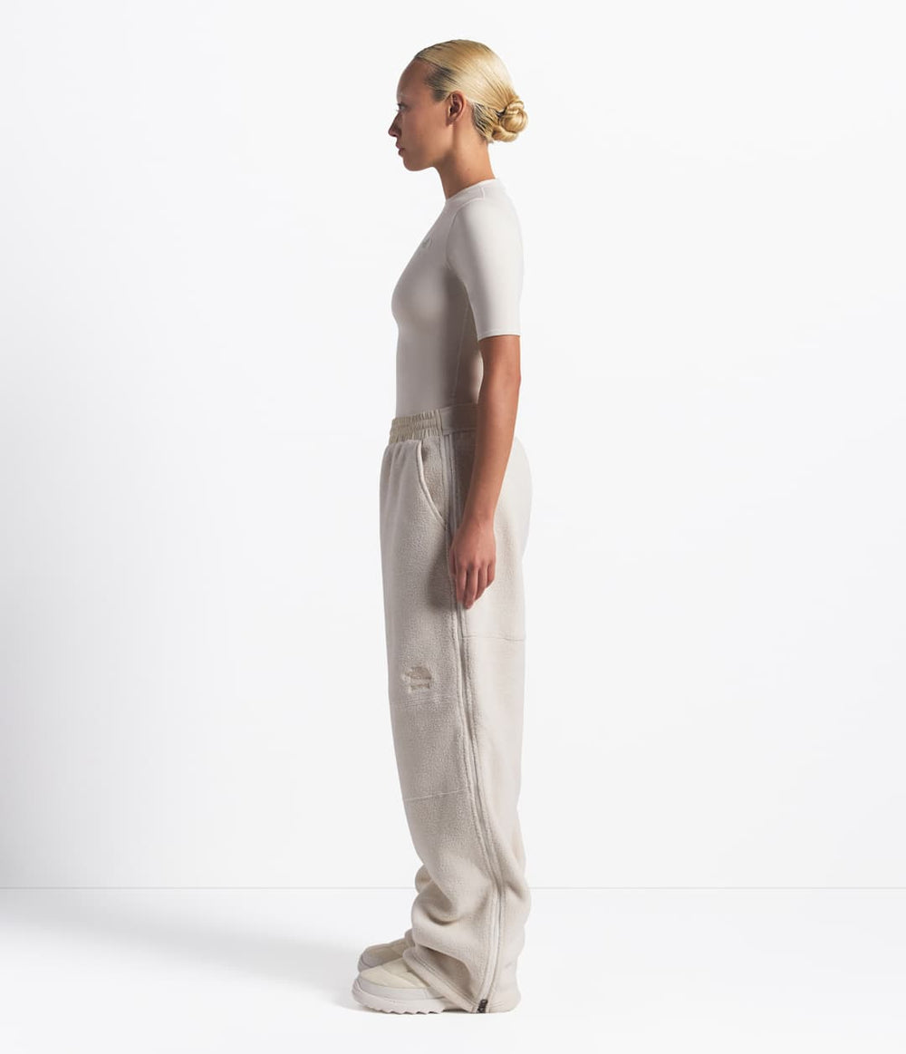 The North Face X SKIMS 1995 Denali Fleece Straight Leg Pant Sk Bone