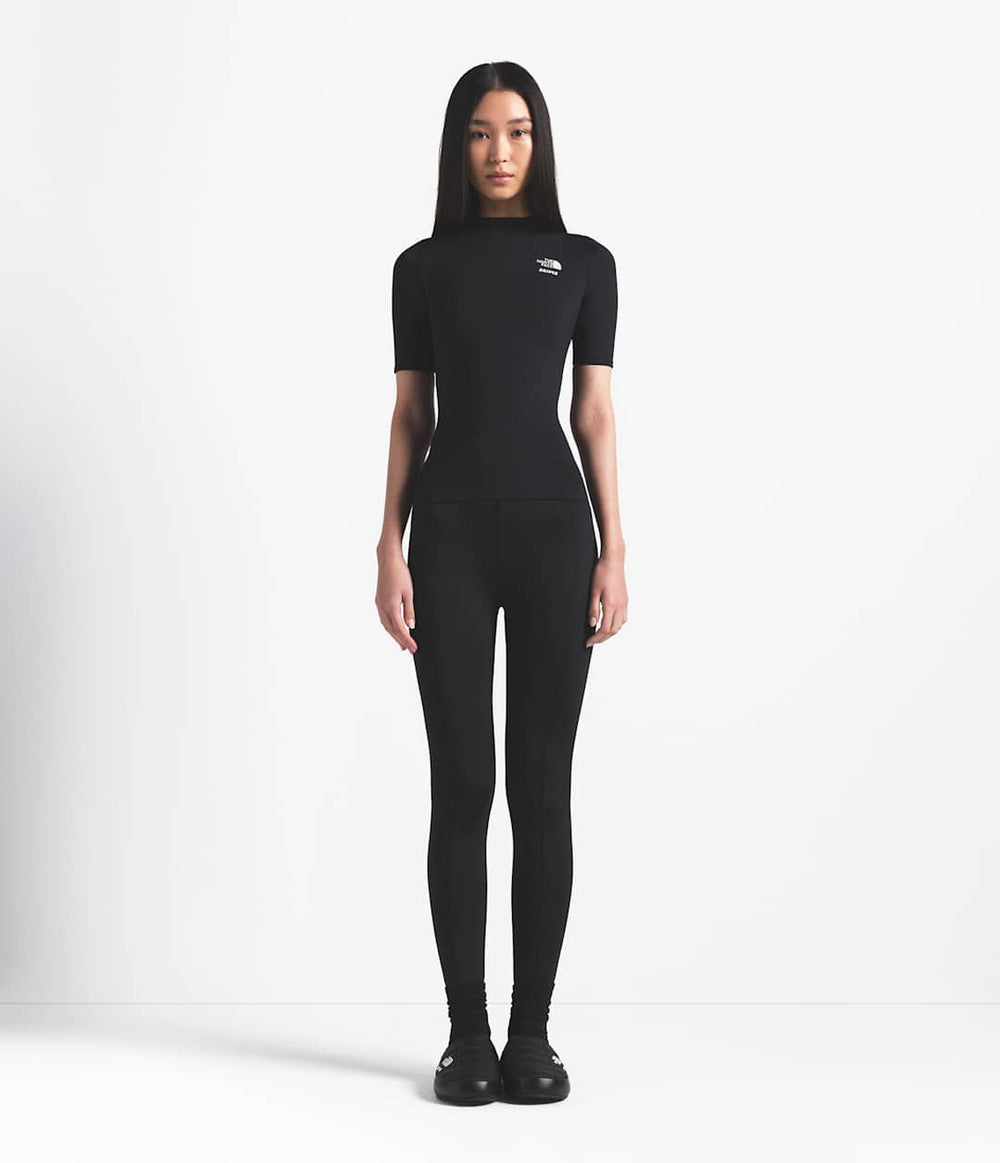 The North Face X SKIMS Women's Refina Short Sleeve Top Sk Onyx