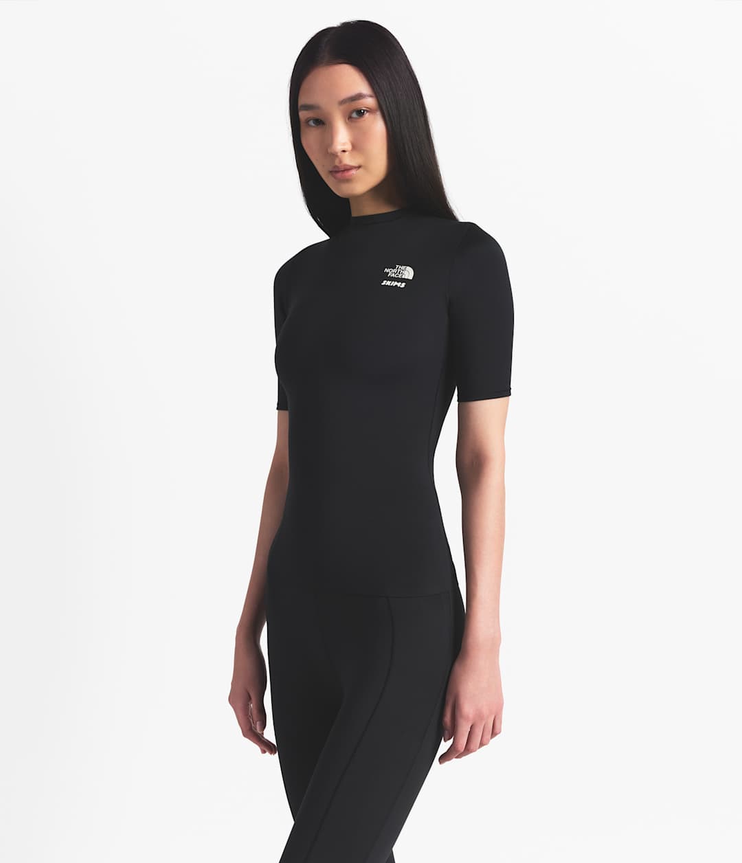 The North Face X SKIMS Women's Refina Short Sleeve Top Sk Onyx