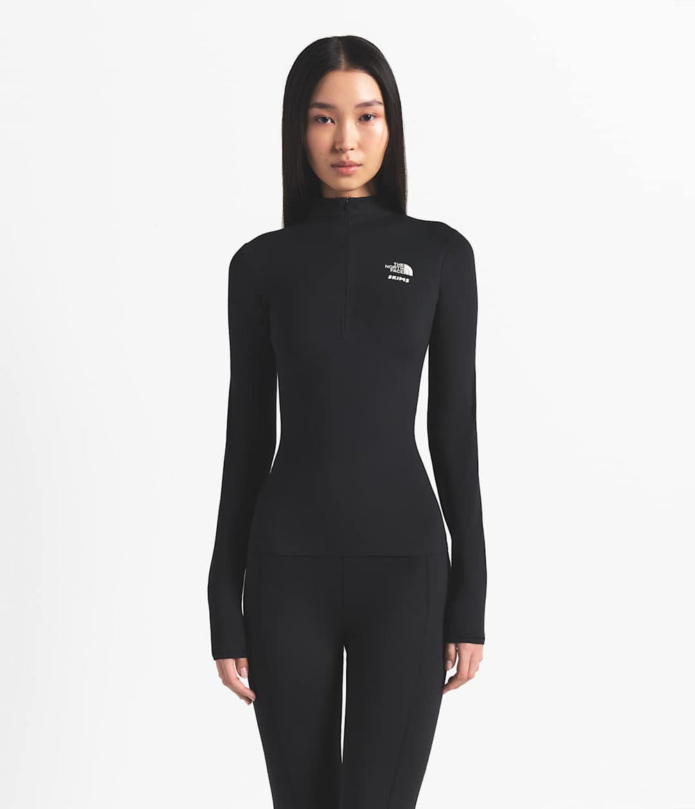 The North Face X SKIMS Women's Refina Long Sleeve Top Sk Onyx