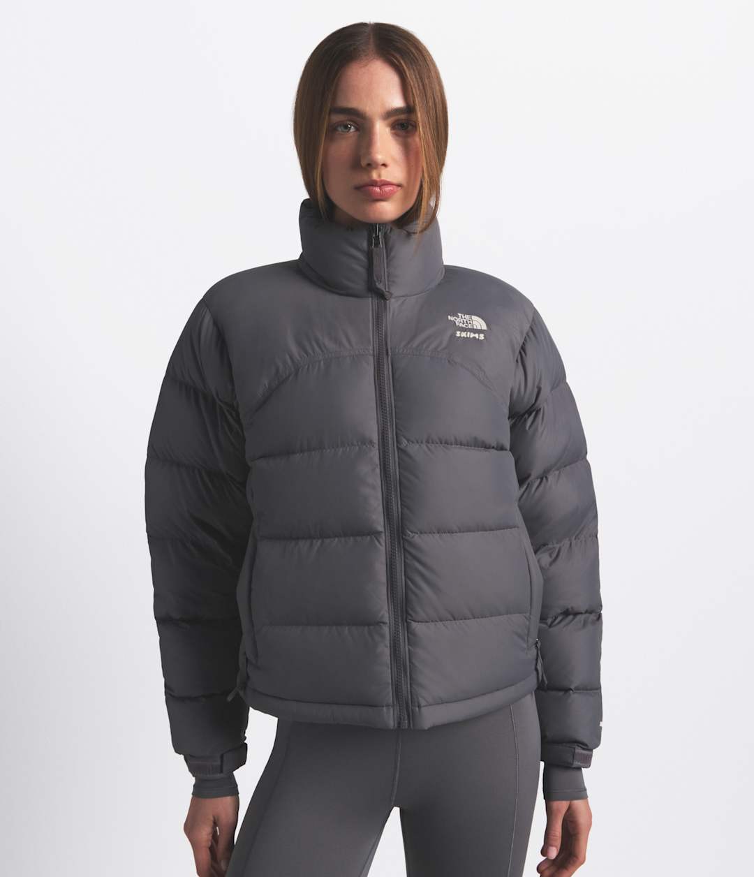 The North Face X SKIMS Women's 2000 Retro Nuptse Jacket Sk Gunmetal