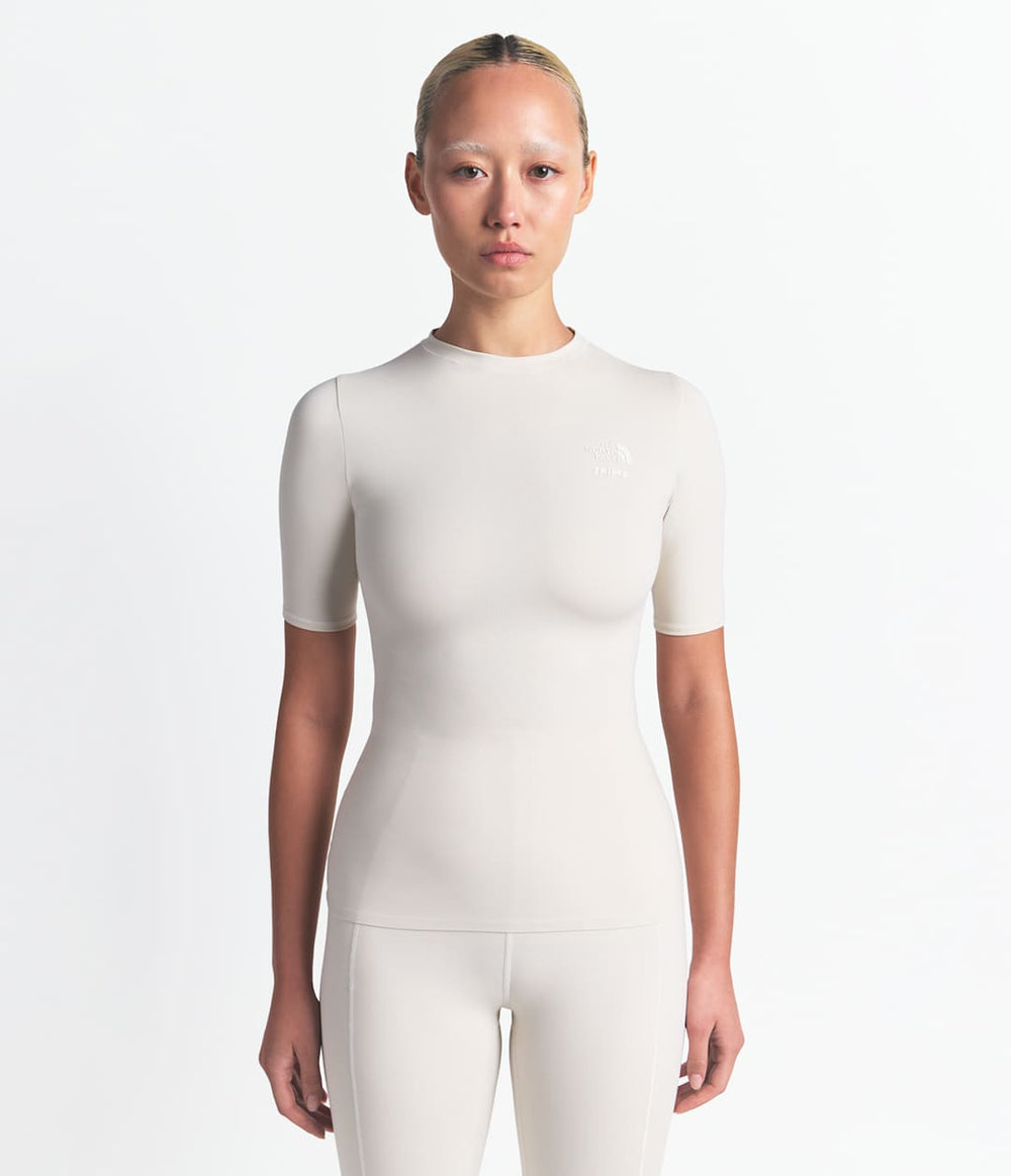 The North Face X SKIMS Women's Refina Short Sleeve Top Sk Bone