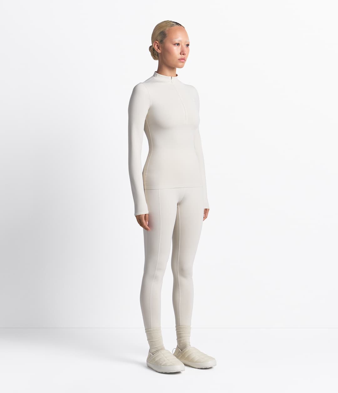 The North Face X SKIMS Women's Refina Long Sleeve Top Sk Bone