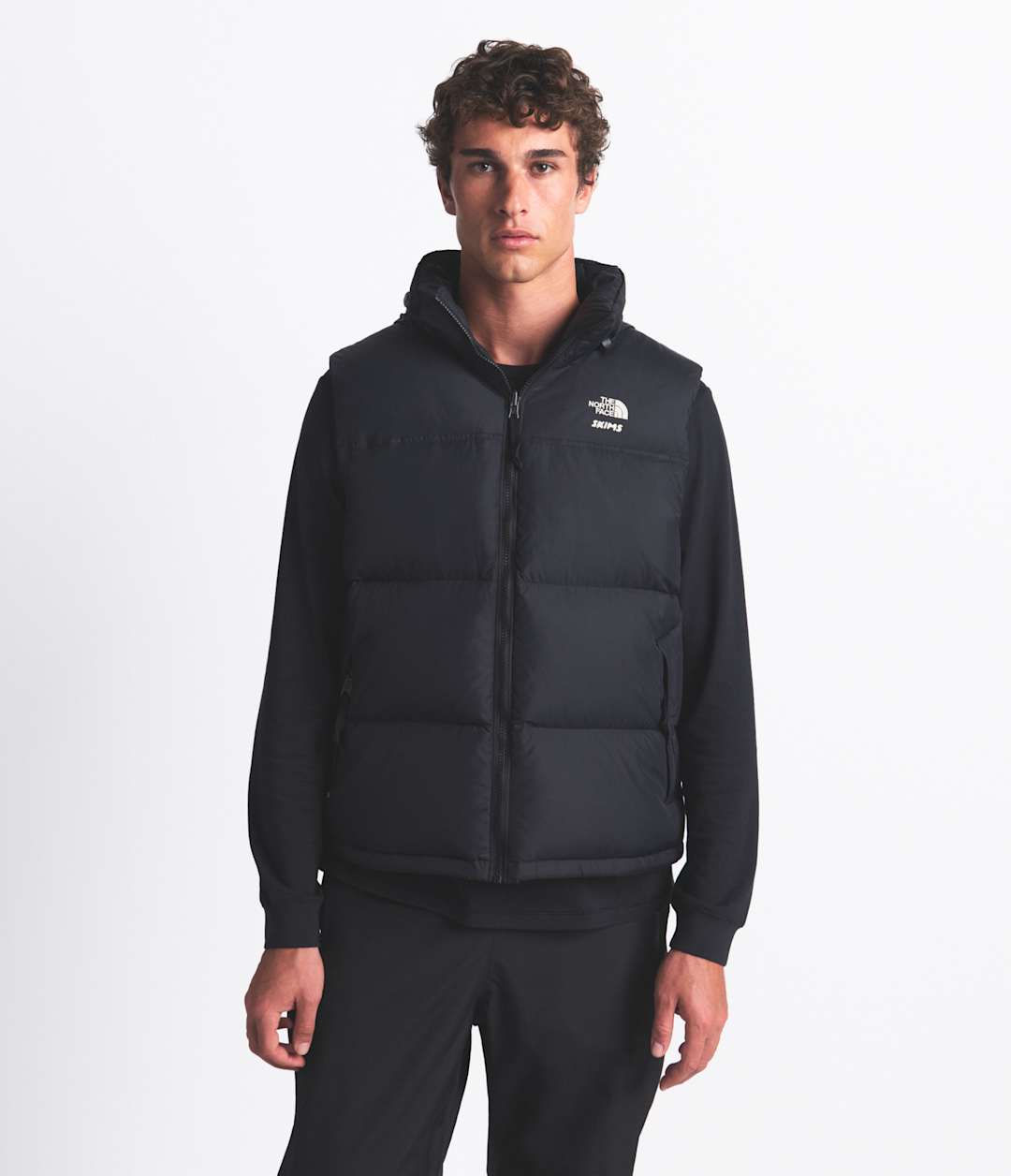 The North Face X SKIMS 1996 Nuptse Vest Sk Onyx