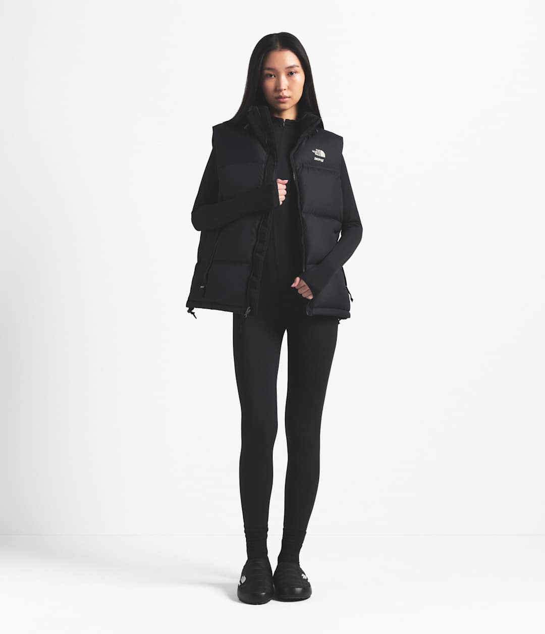 The North Face X SKIMS 1996 Nuptse Vest Sk Onyx