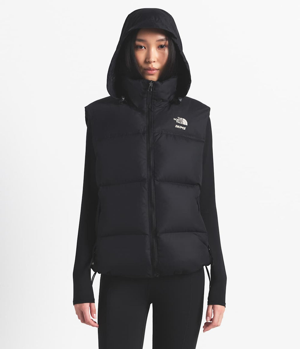 The North Face X SKIMS 1996 Nuptse Vest Sk Onyx