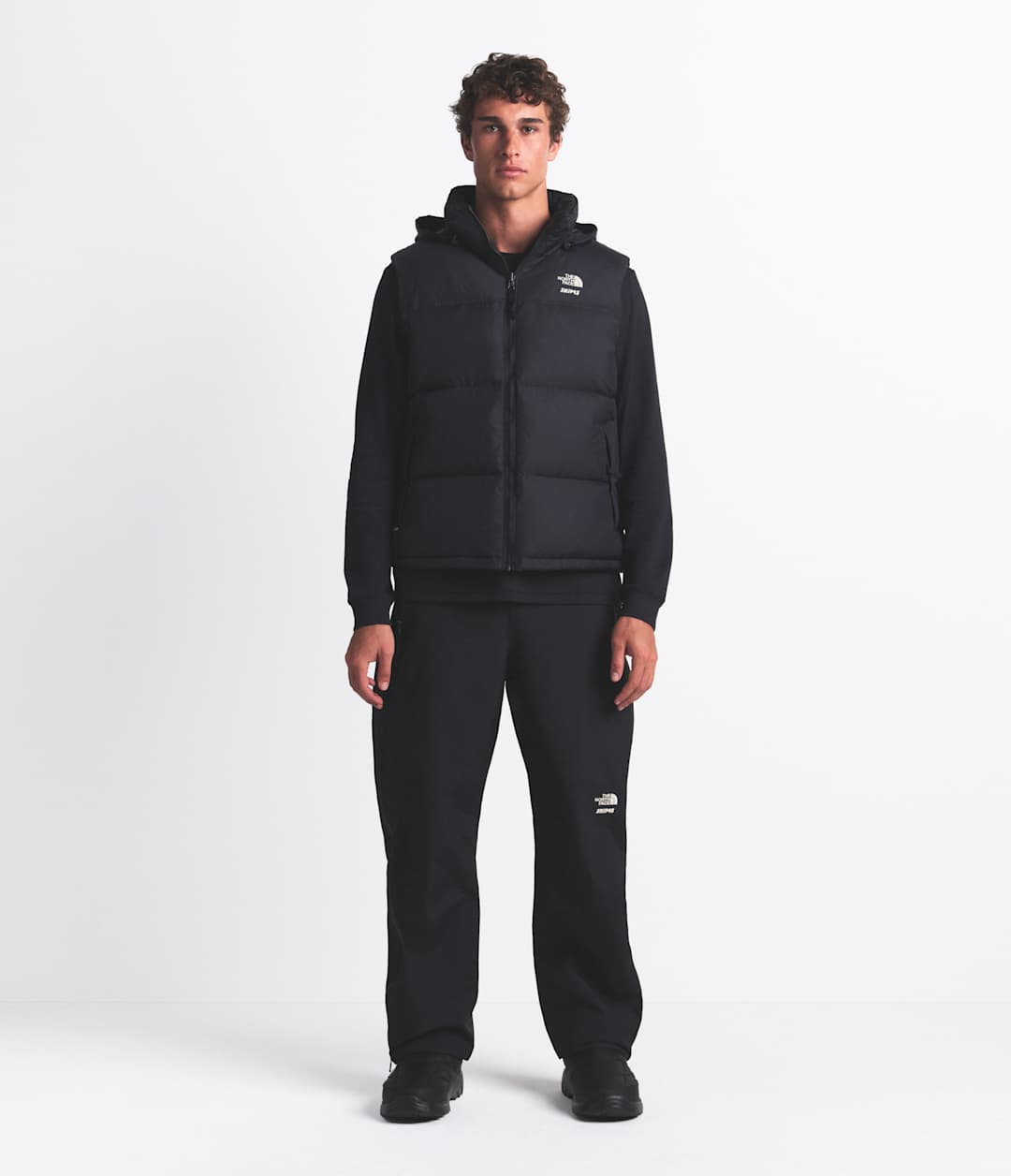 The North Face X SKIMS 1996 Nuptse Vest Sk Onyx