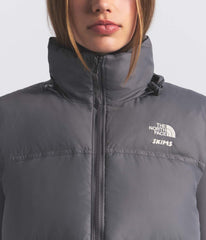 The North Face X SKIMS 1996 Nuptse Vest Sk Gunmetal