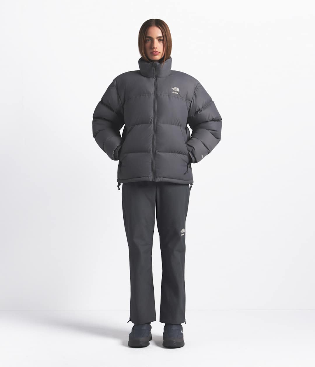 The North Face X SKIMS 1996 Nuptse Jacket Sk Gunmetal