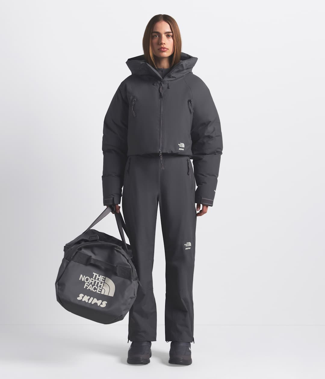 The North Face X SKIMS Base Camp Duffel - Large Sk Gunmetal