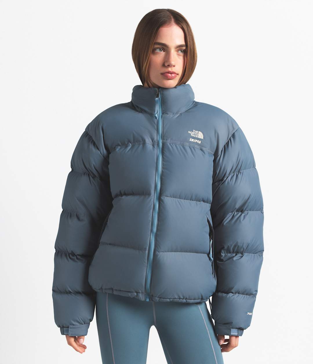 The North Face X SKIMS 1996 Nuptse Jacket Sk Kyanite