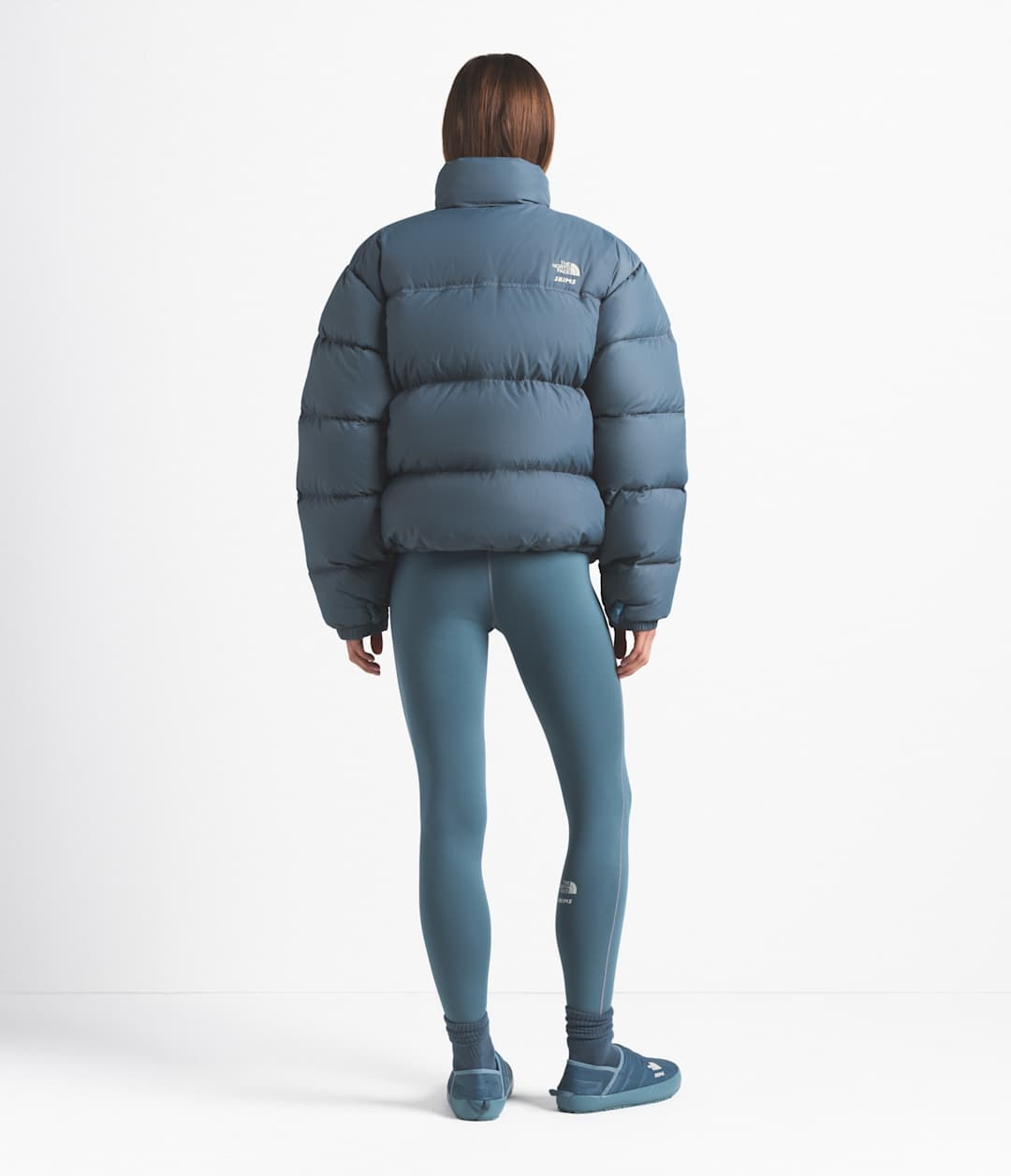 The North Face X SKIMS 1996 Nuptse Jacket Sk Kyanite