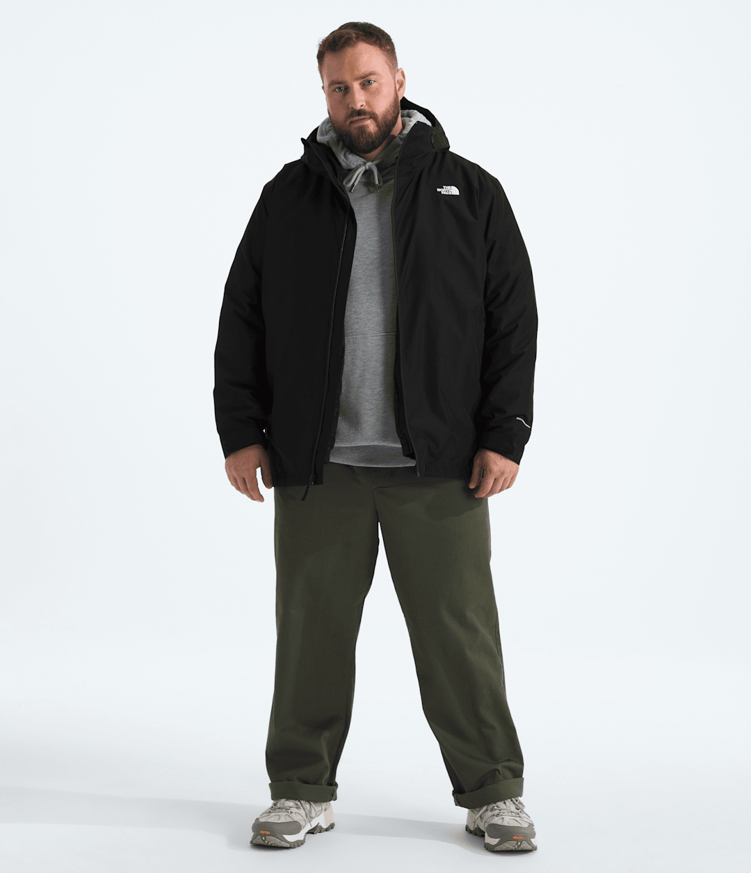 Men’s Big Carto Mono Triclimate® Hooded Jacket TNF Black