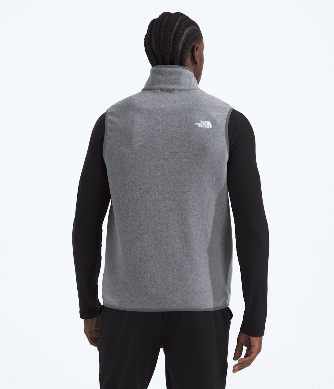 Men’s Glacier Fleece Vest TNF Mid Grey Heather