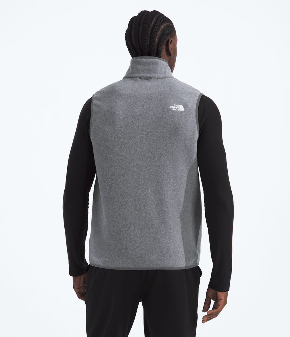 Men’s Glacier Fleece Vest TNF Mid Grey Heather