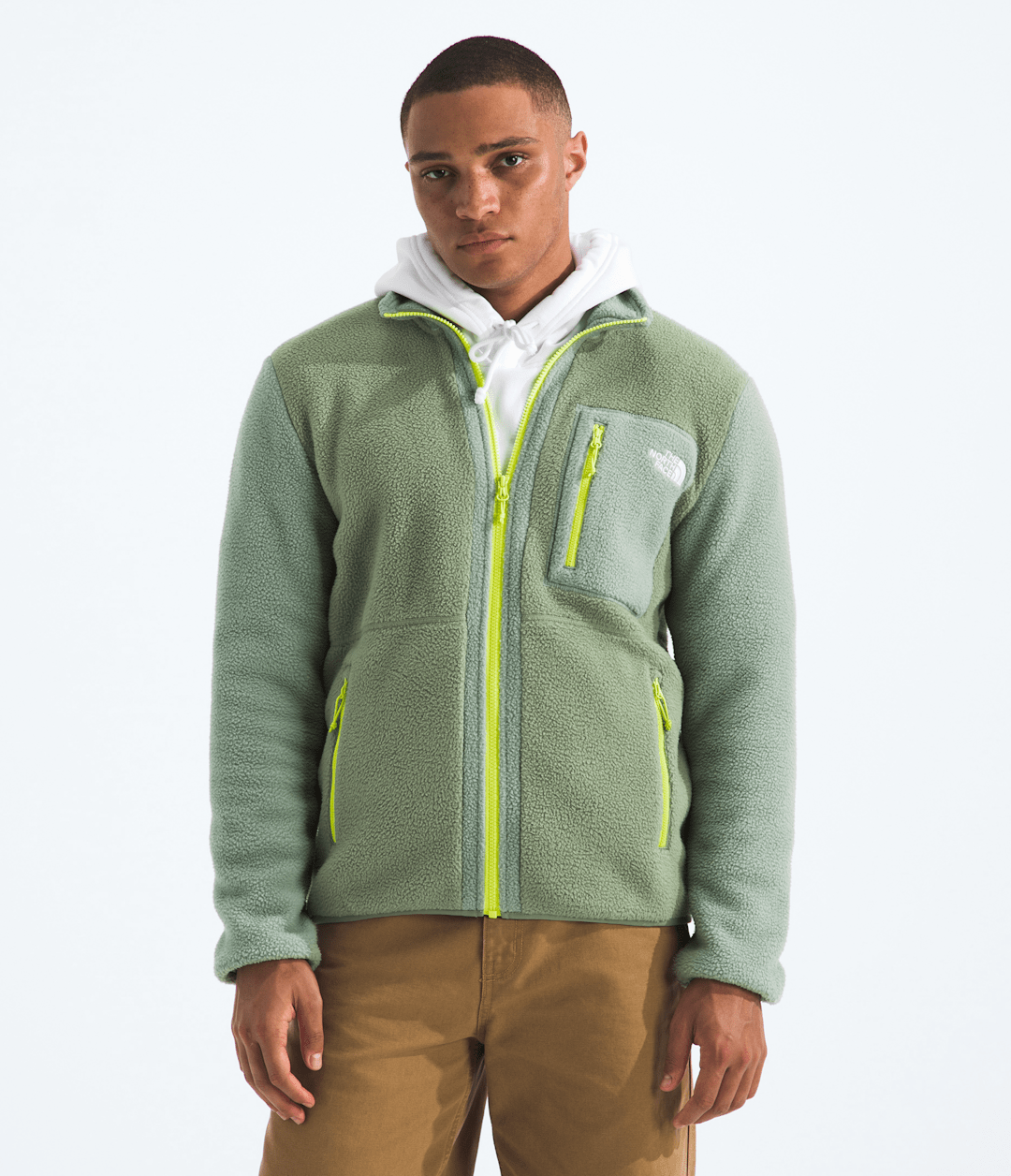 Men’s Yumiori Full-Zip Jacket Bark Mist/Slate Moss/Fizz Lime