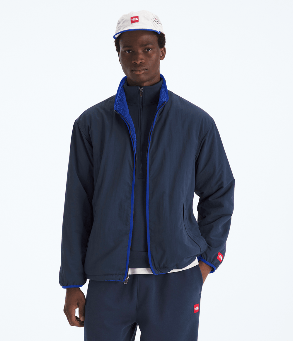 Men’s TNF™ Red Box Reversible Fleece Jacket Summit Navy-Tnf Blue