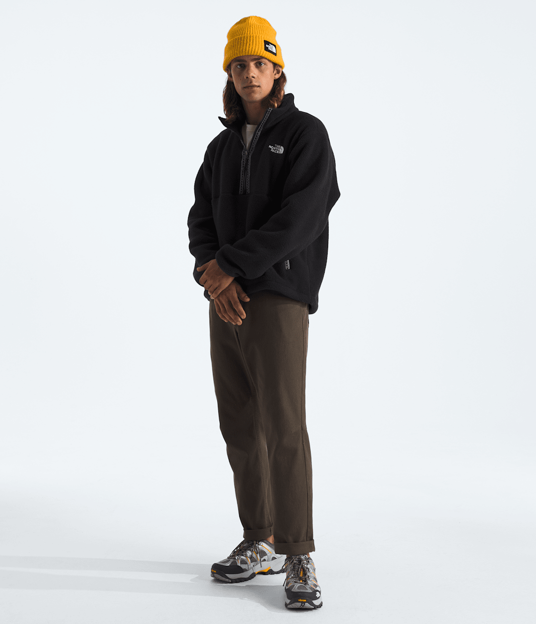 Men’s TNF™ Fleeski ¼-Zip Pullover TNF Black/TNF Black