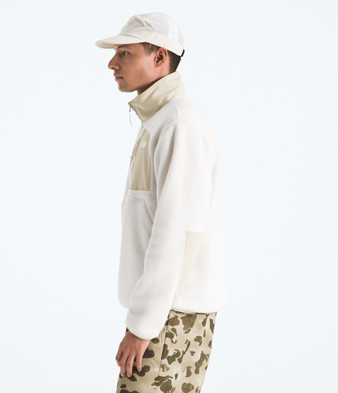 Men’s Yumiori Off Peak ½-Zip Jacket White Dune/Desert Stone