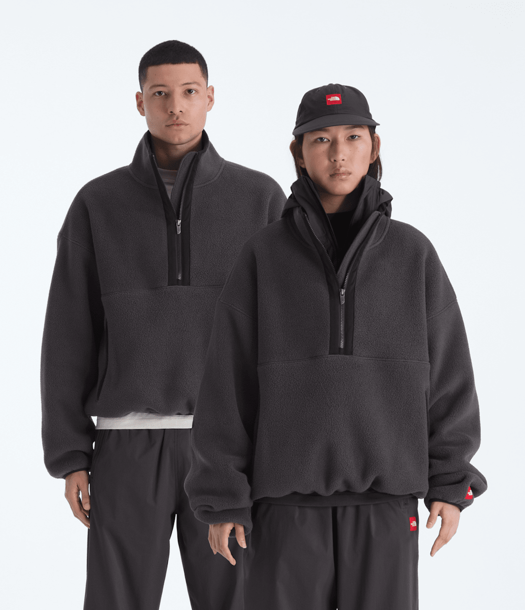 TNF™ Red Box ½-Zip Fleece Obsidian