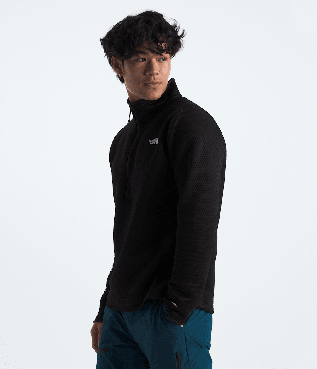 Men’s DOTKNIT™ Thermal ¼-Zip TNF Black